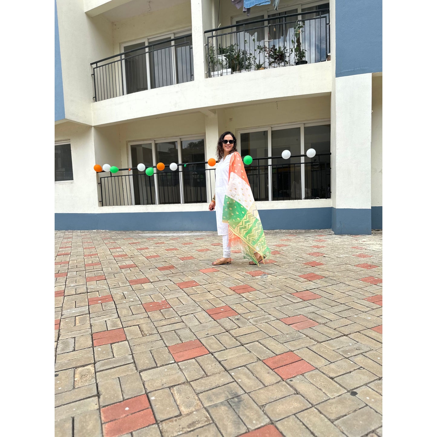 Tiranga Dupatta for Women