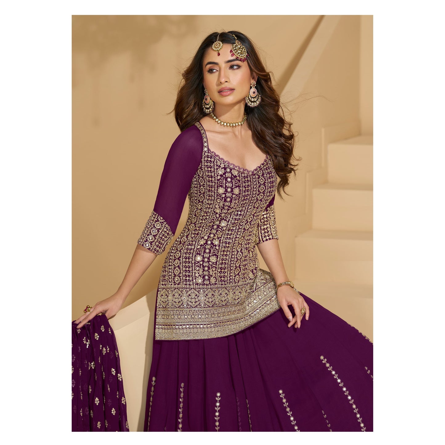 Kurta with Lehenga : ready to wear