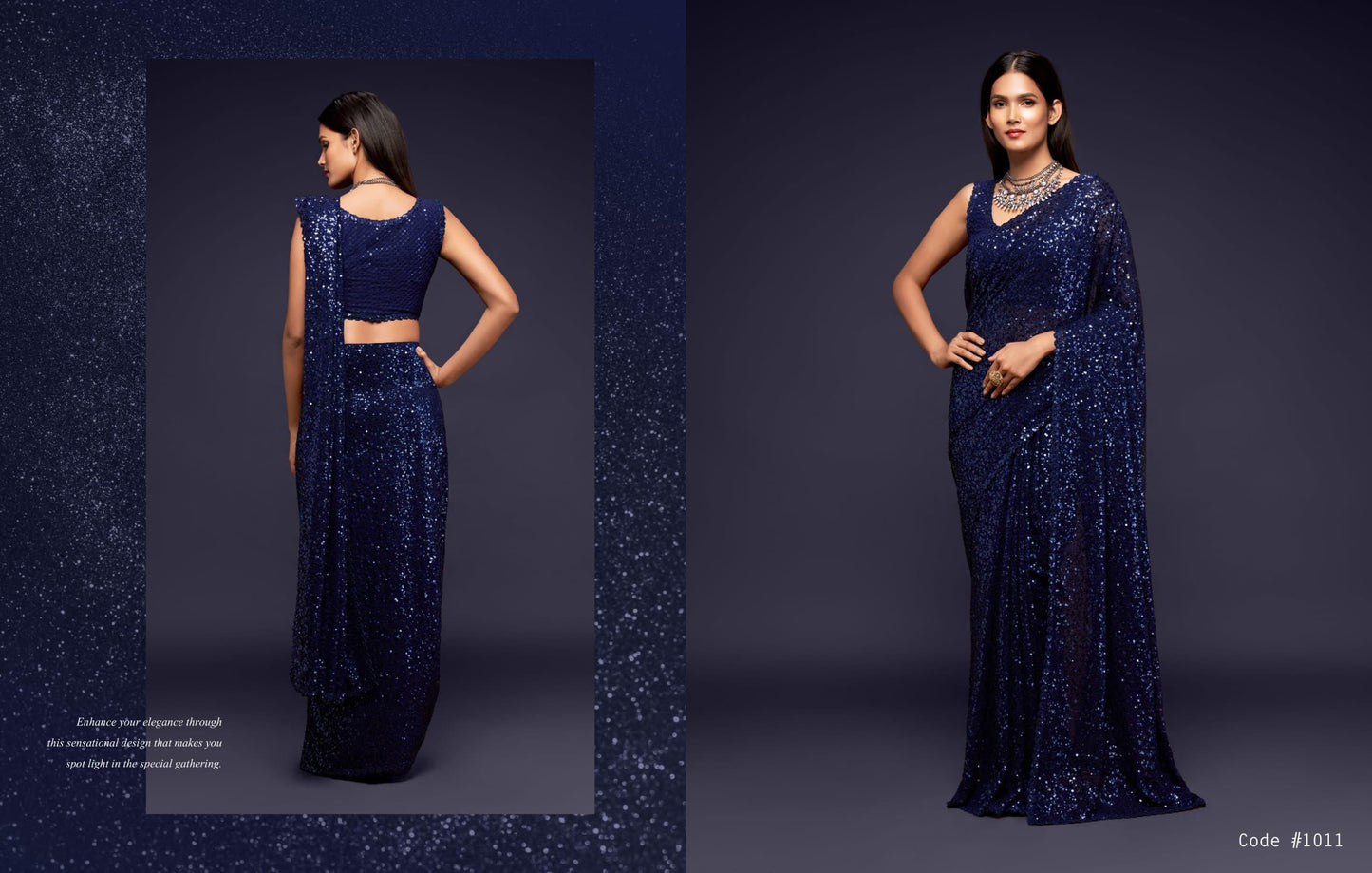 All That Glitters Saree : Ready to wear