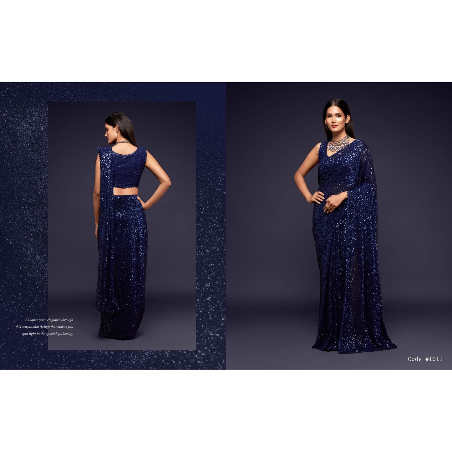 All That Glitters Saree : Ready to wear