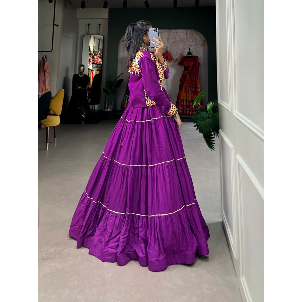 Lehenga Choli and Koti