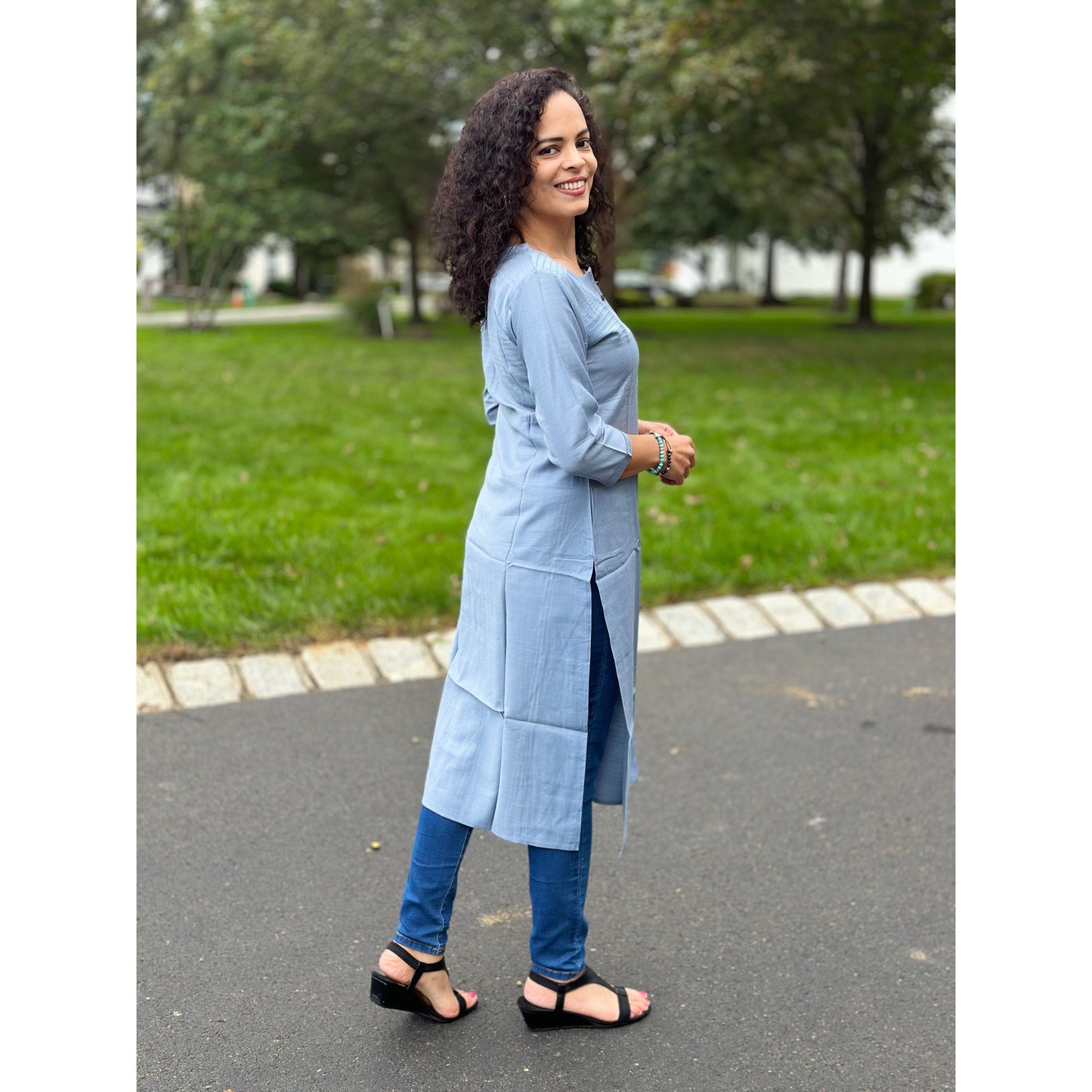 Grey Kurta for Women