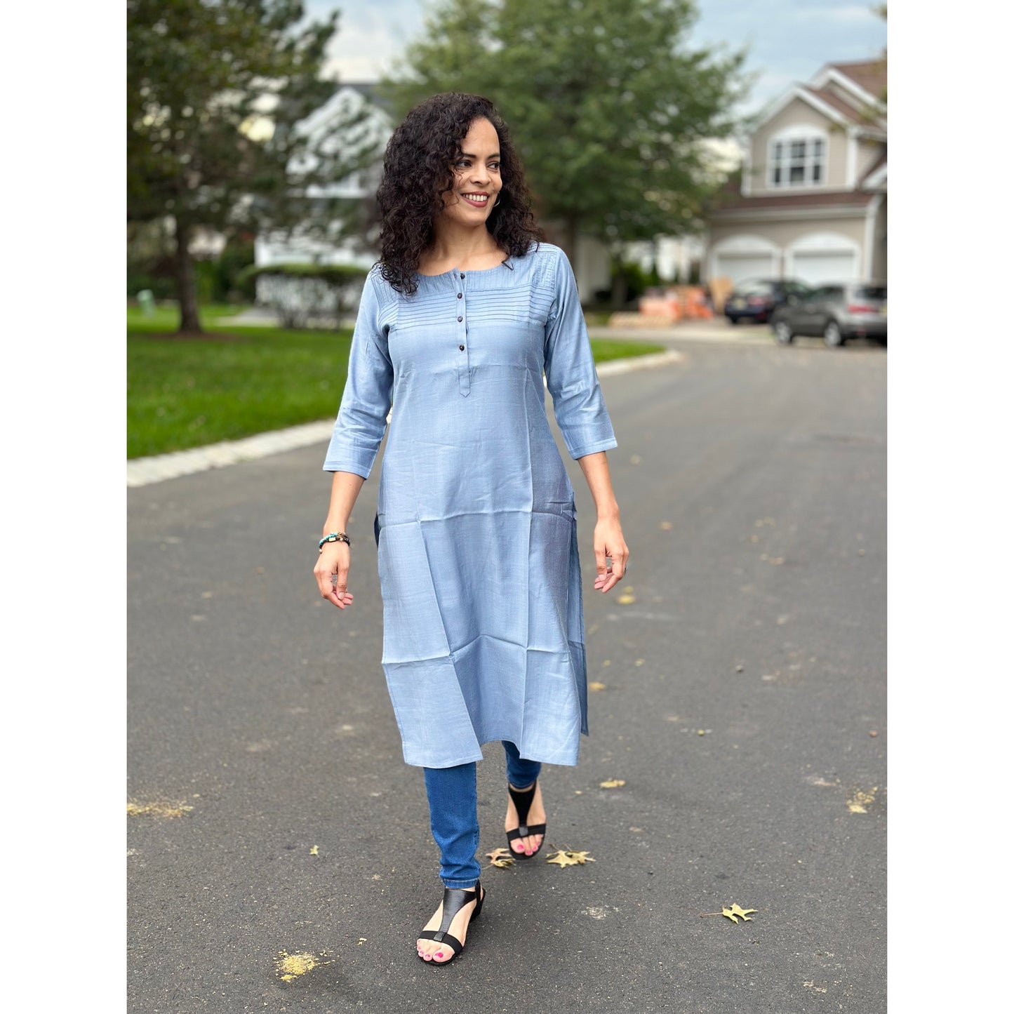 Grey Kurta for Women
