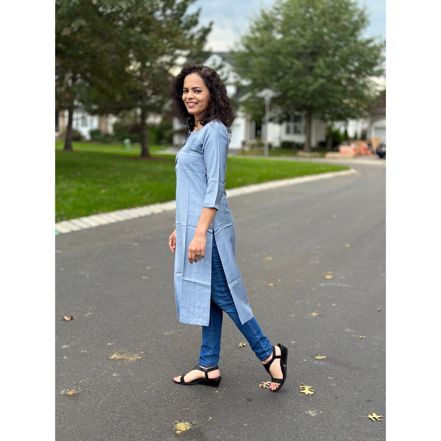 Grey Kurta for Women