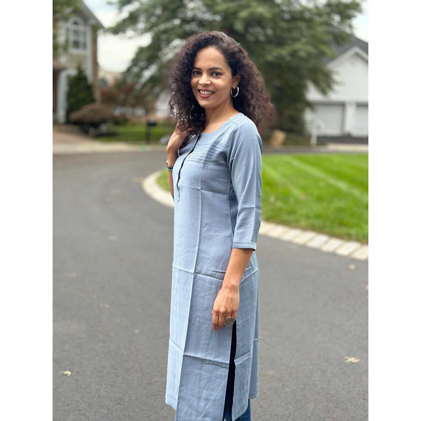 Grey Kurta for Women