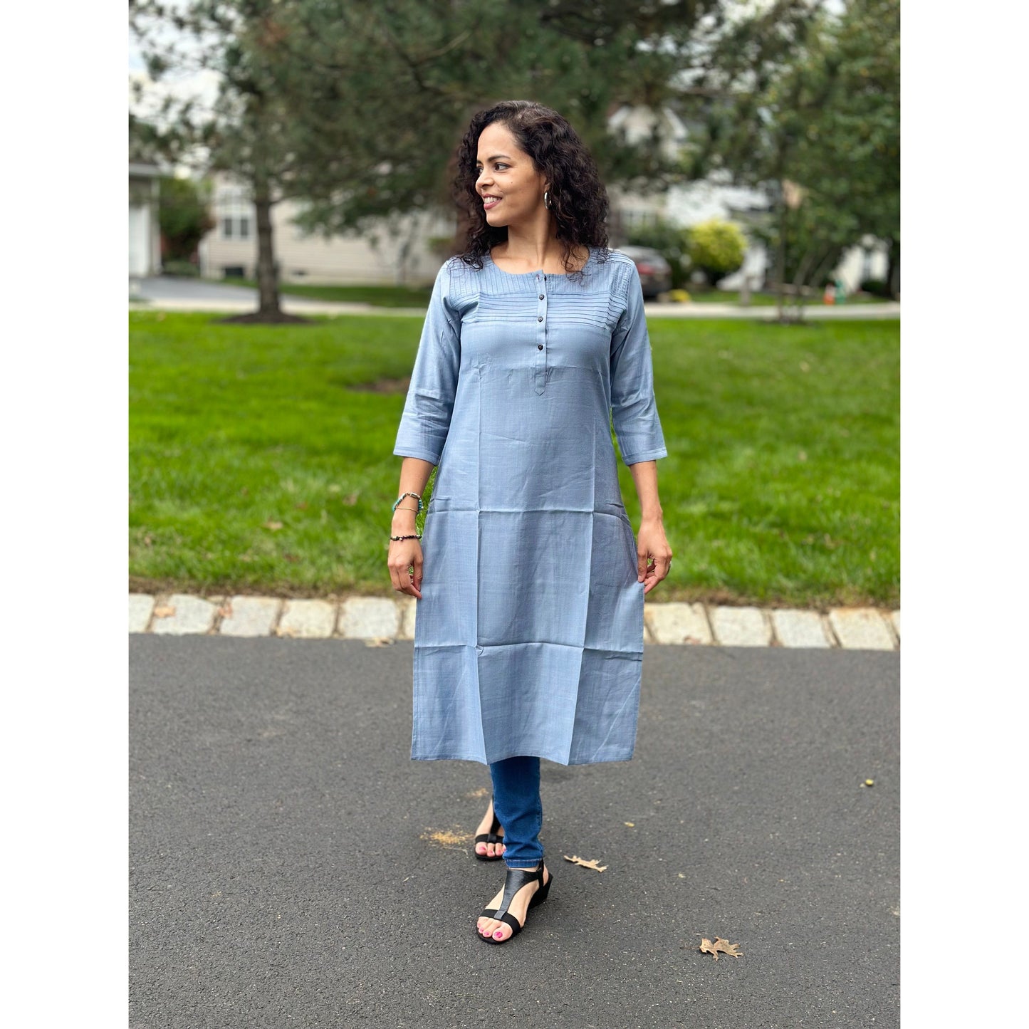 Grey Kurta for Women