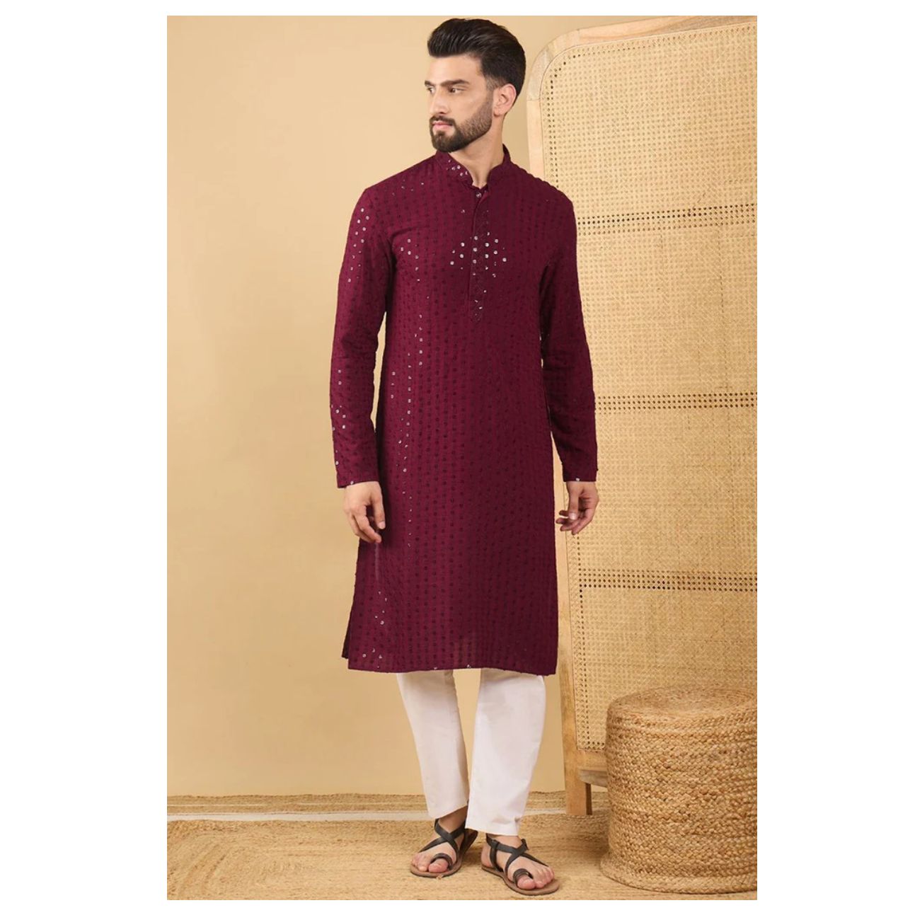Chikankari Kurta for Men