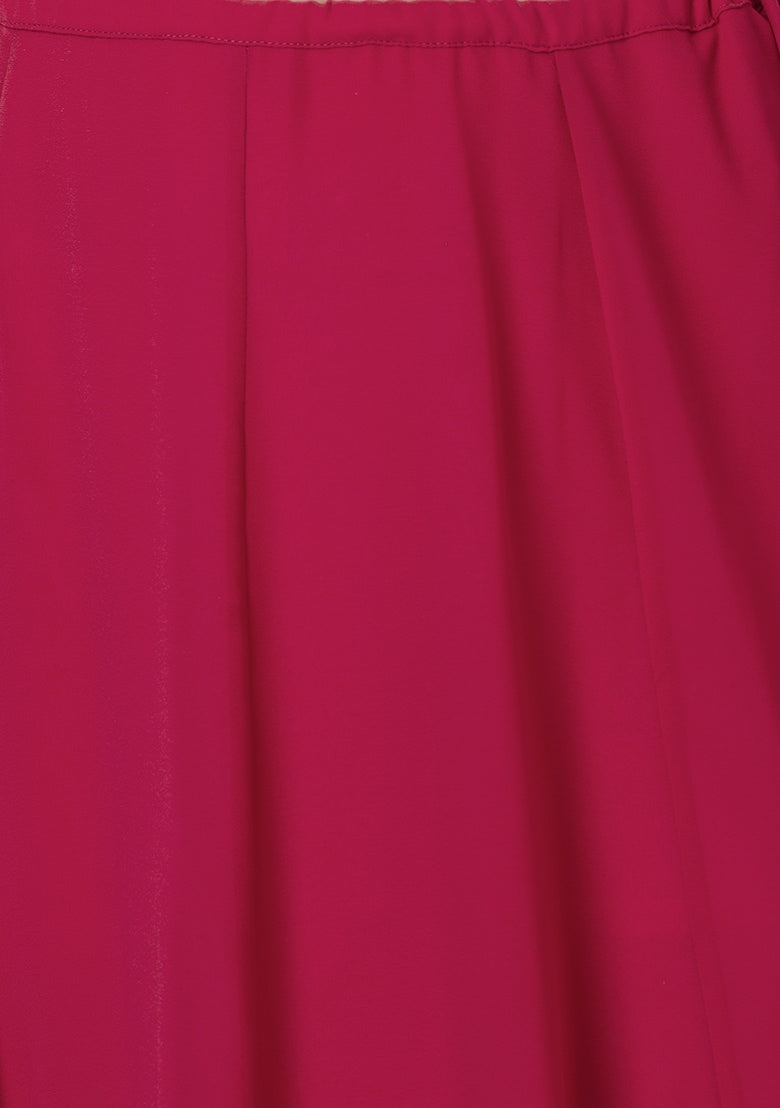 Pink Georgette Lehenga Set : Ready to Wear
