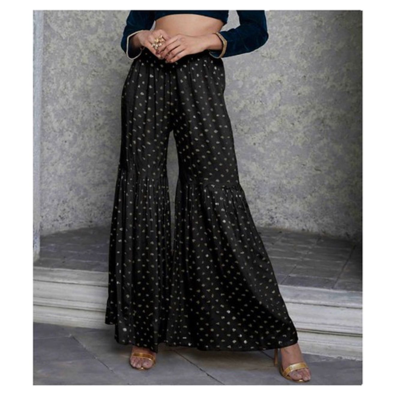 Sharara Bottoms/ Pants/ Indo Fusion Wear