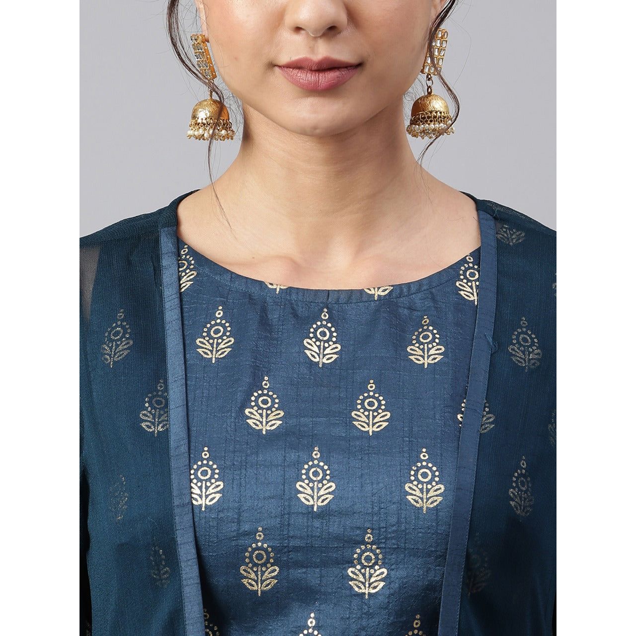 Versatile Crop Top with Palazzo Pants and Jacket Set for Women