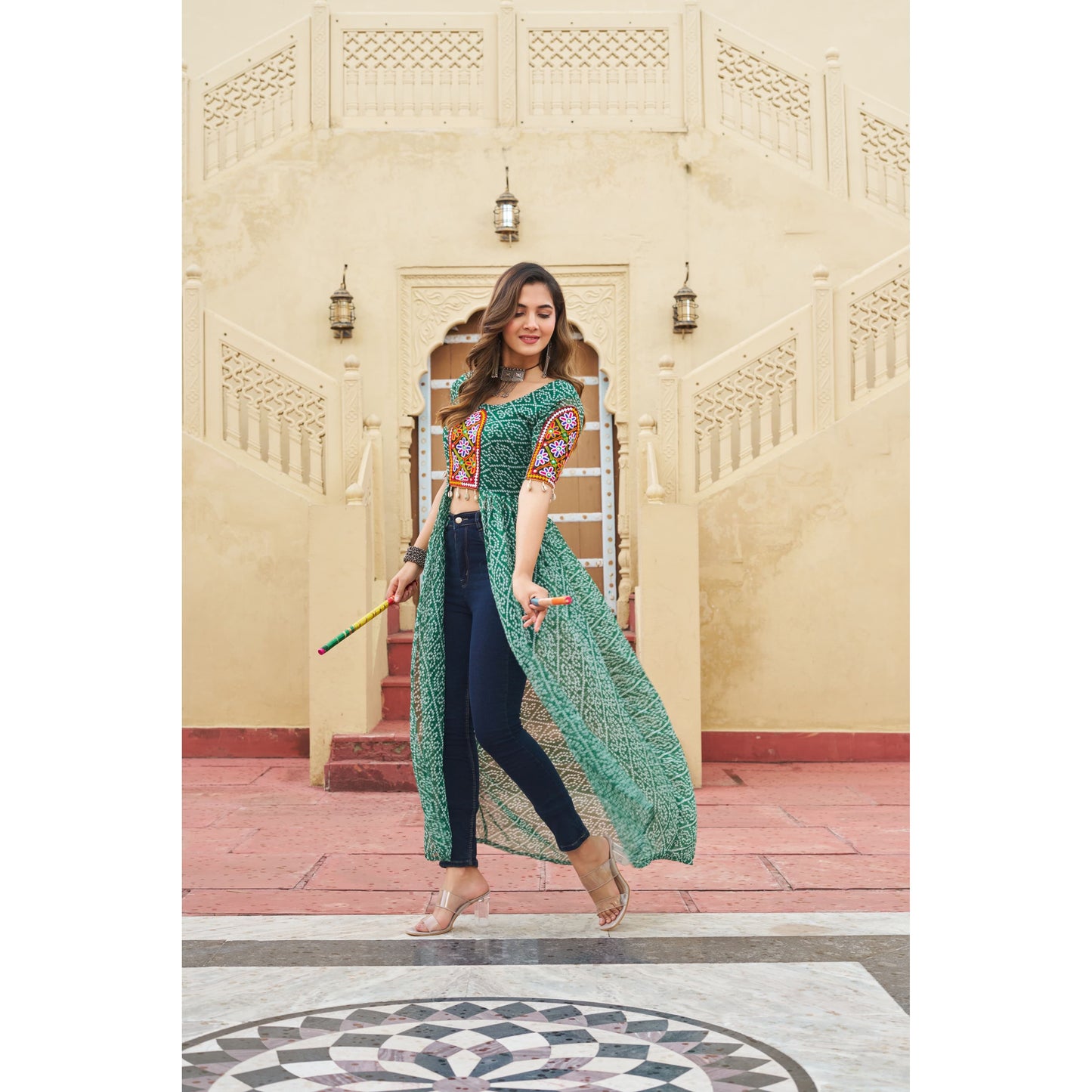 Front Open Long Kurti
