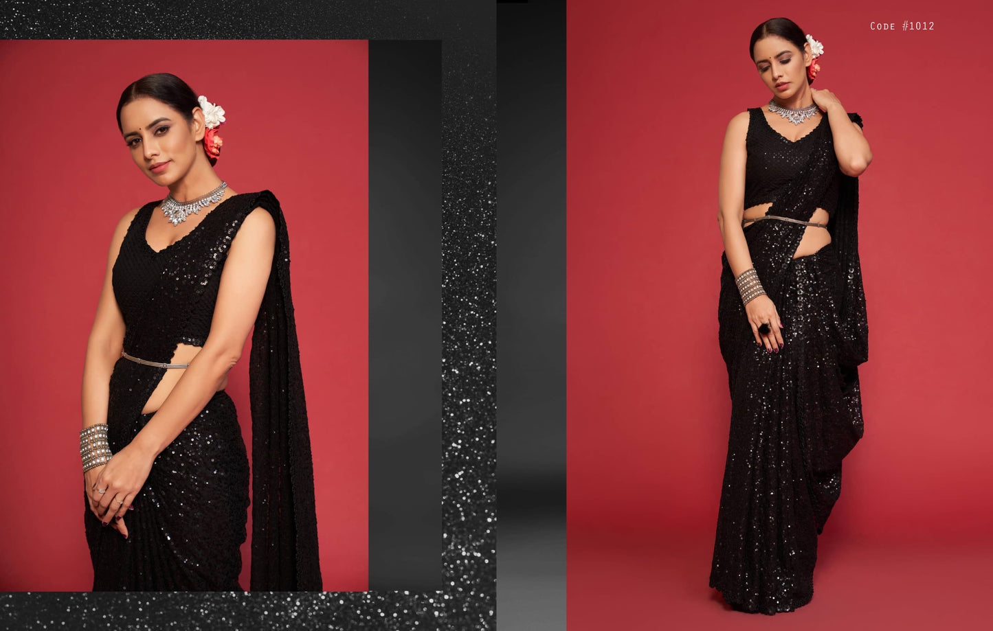 All That Glitters Saree : Ready to wear
