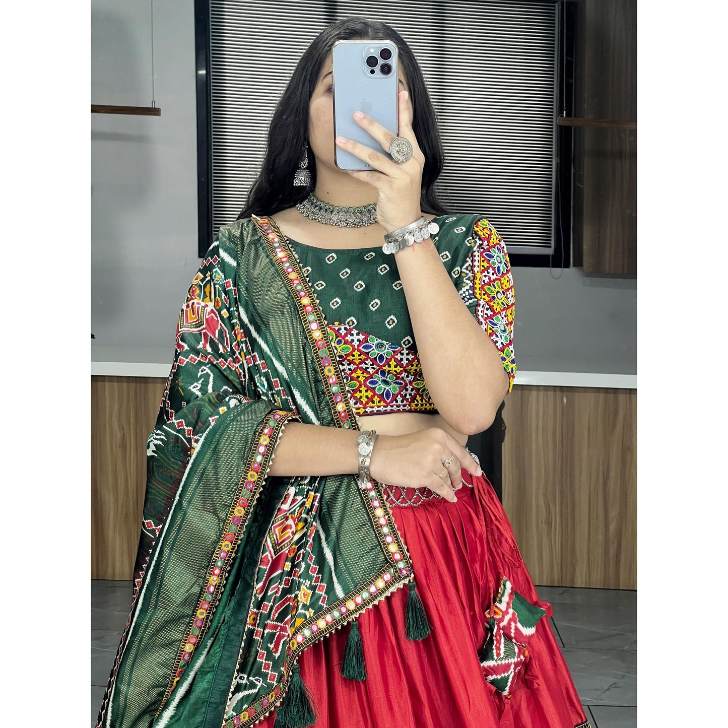 Patola Garba Lehenga Choli