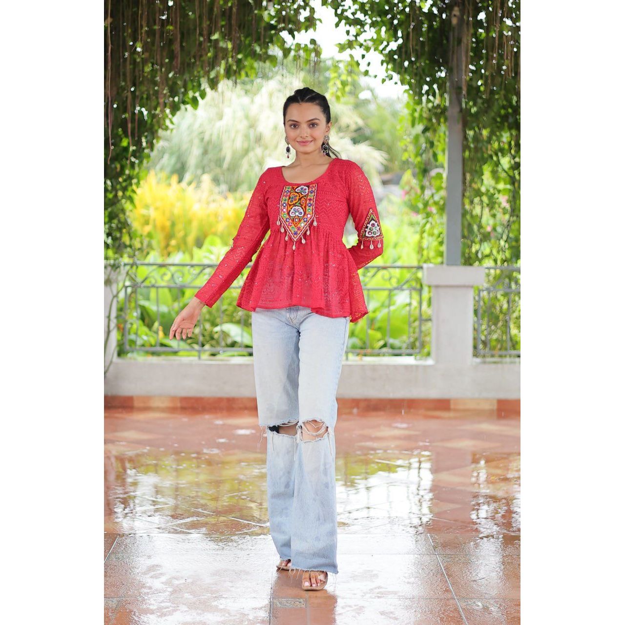Short Kurtis for Navaratri