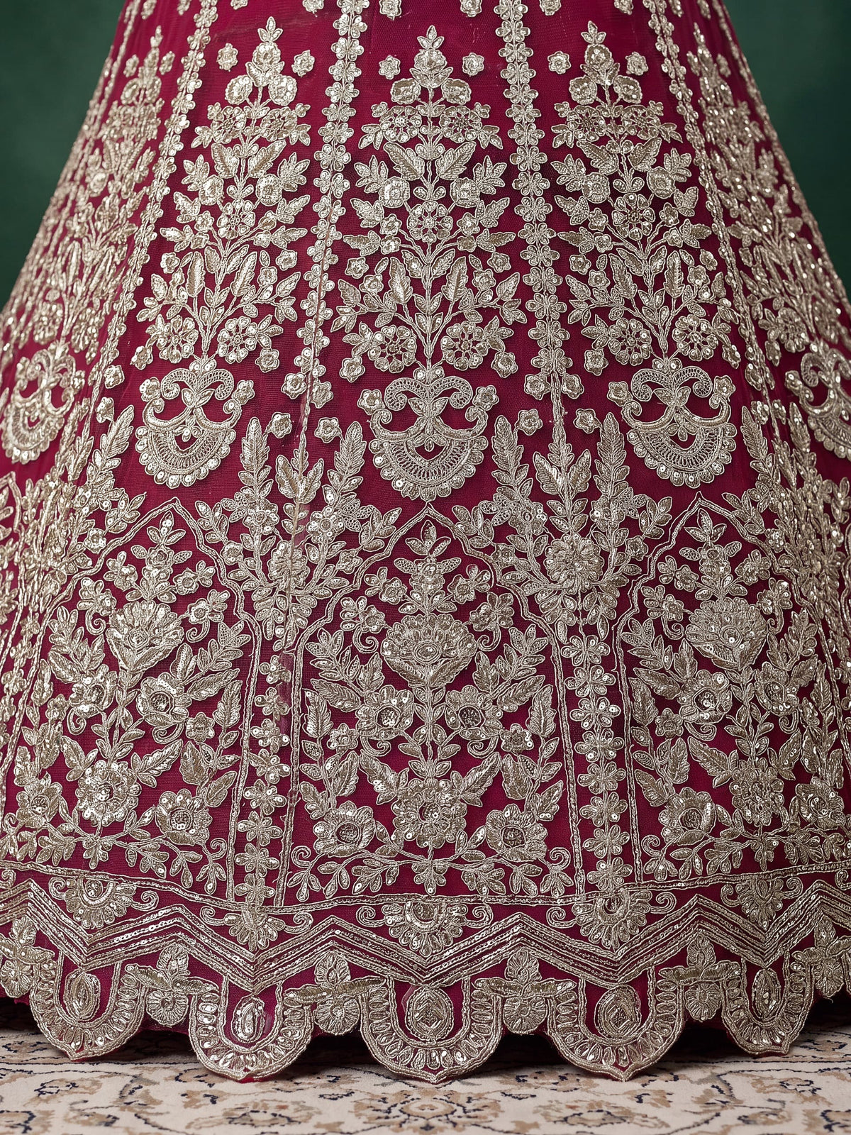 Regal Embroidered Lehenga Set – 6 Colors