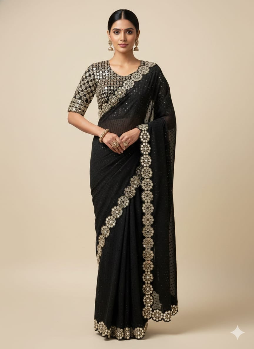 Ready to wear : Bollywood-style designer saree