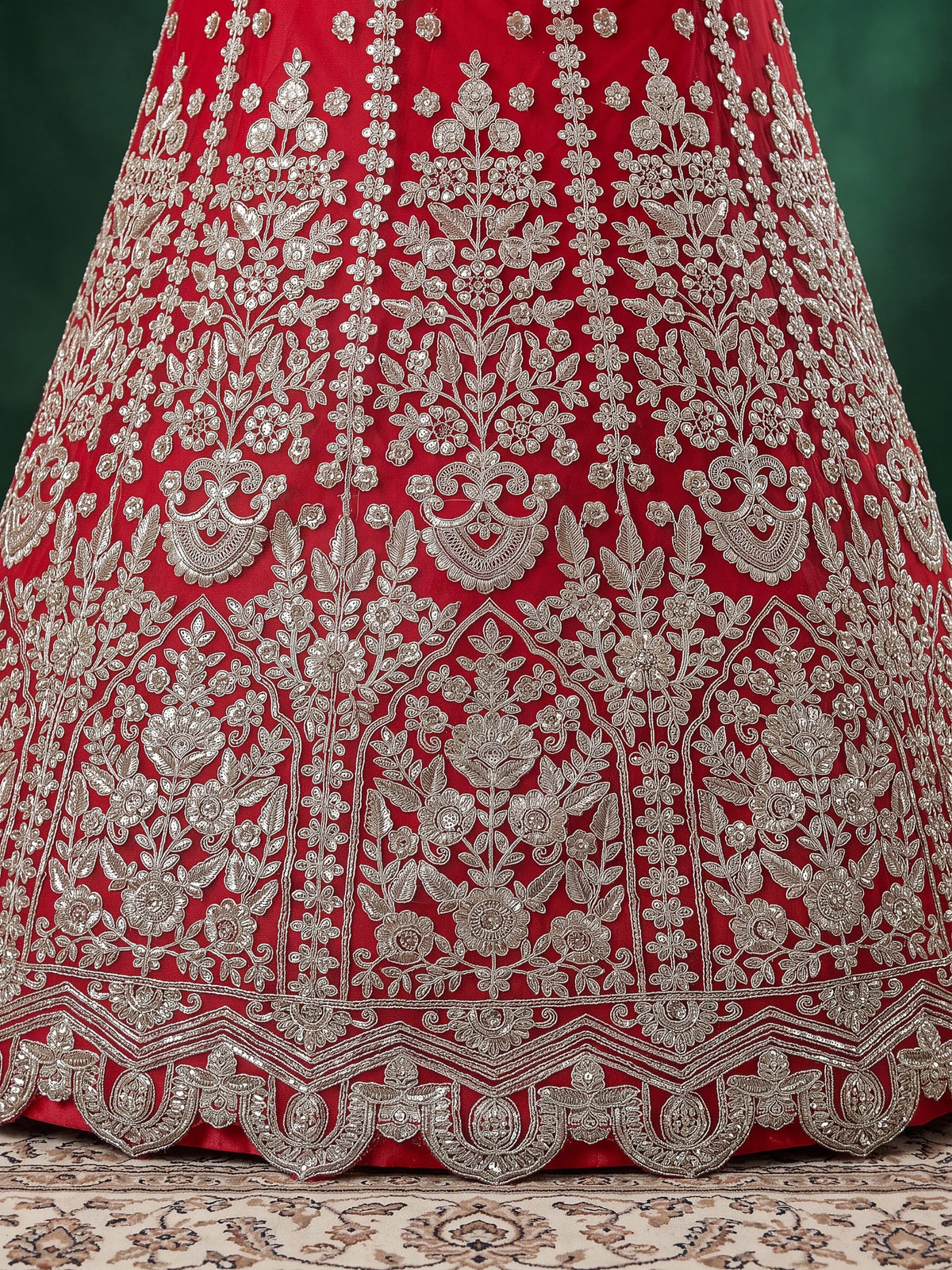 Regal Embroidered Lehenga Set – 6 Colors