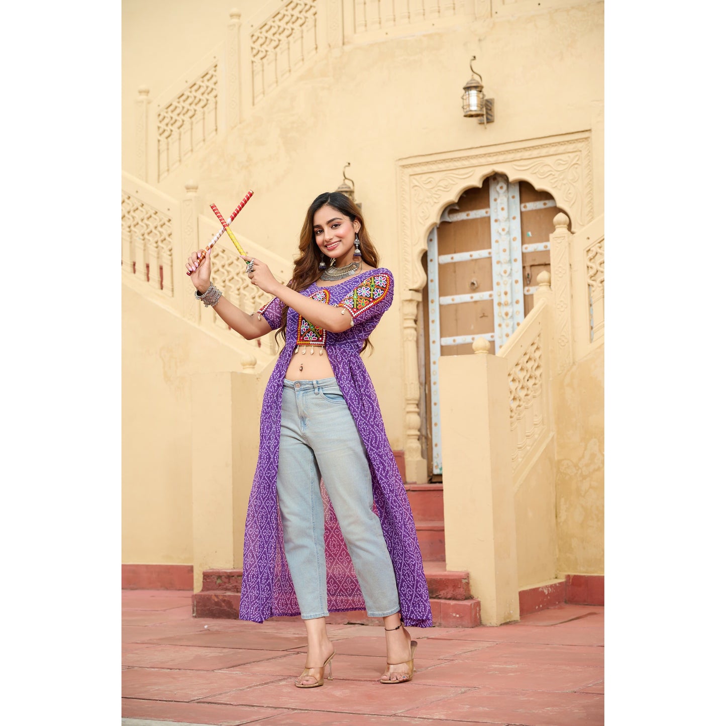 Front Open Long Kurti