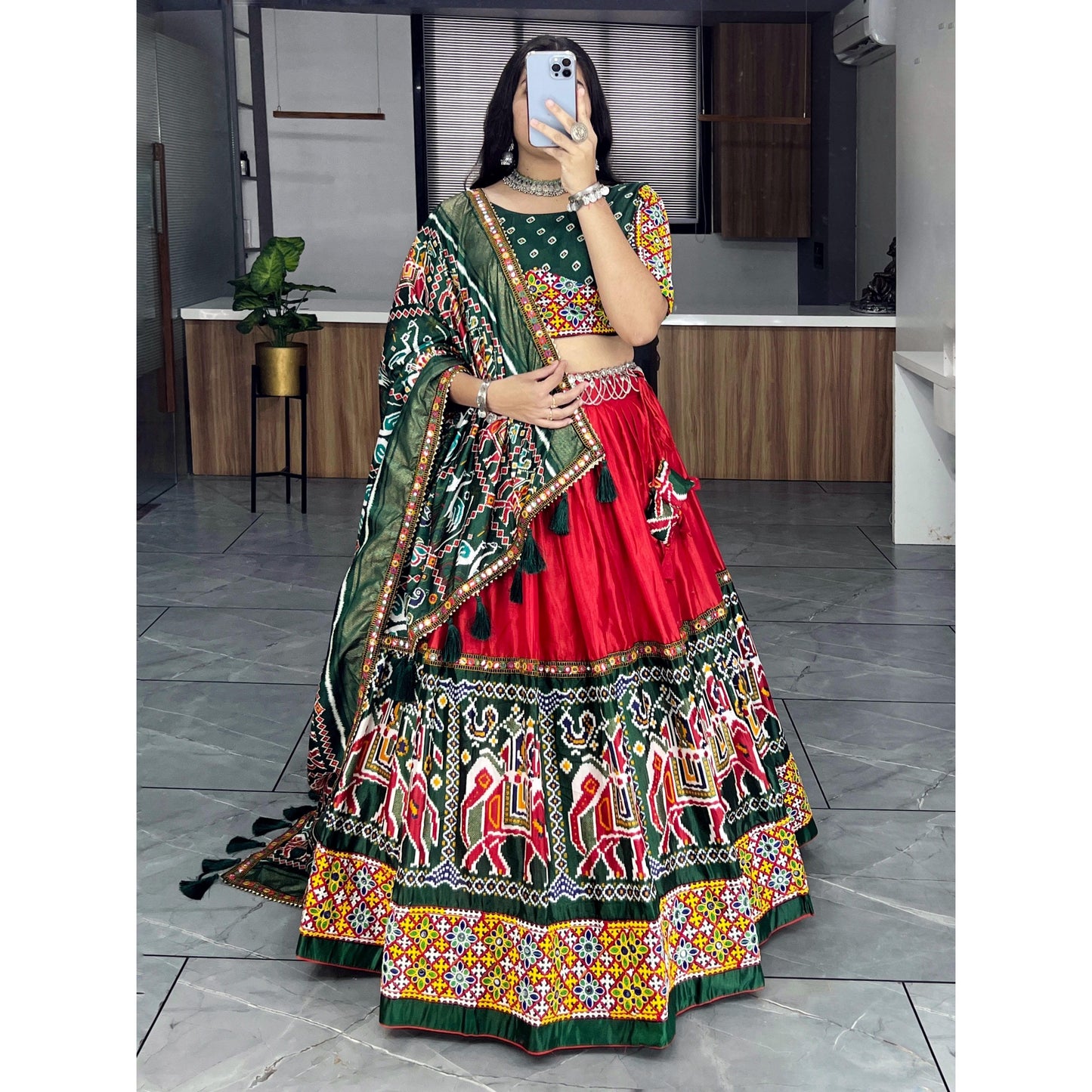 Patola Garba Lehenga Choli