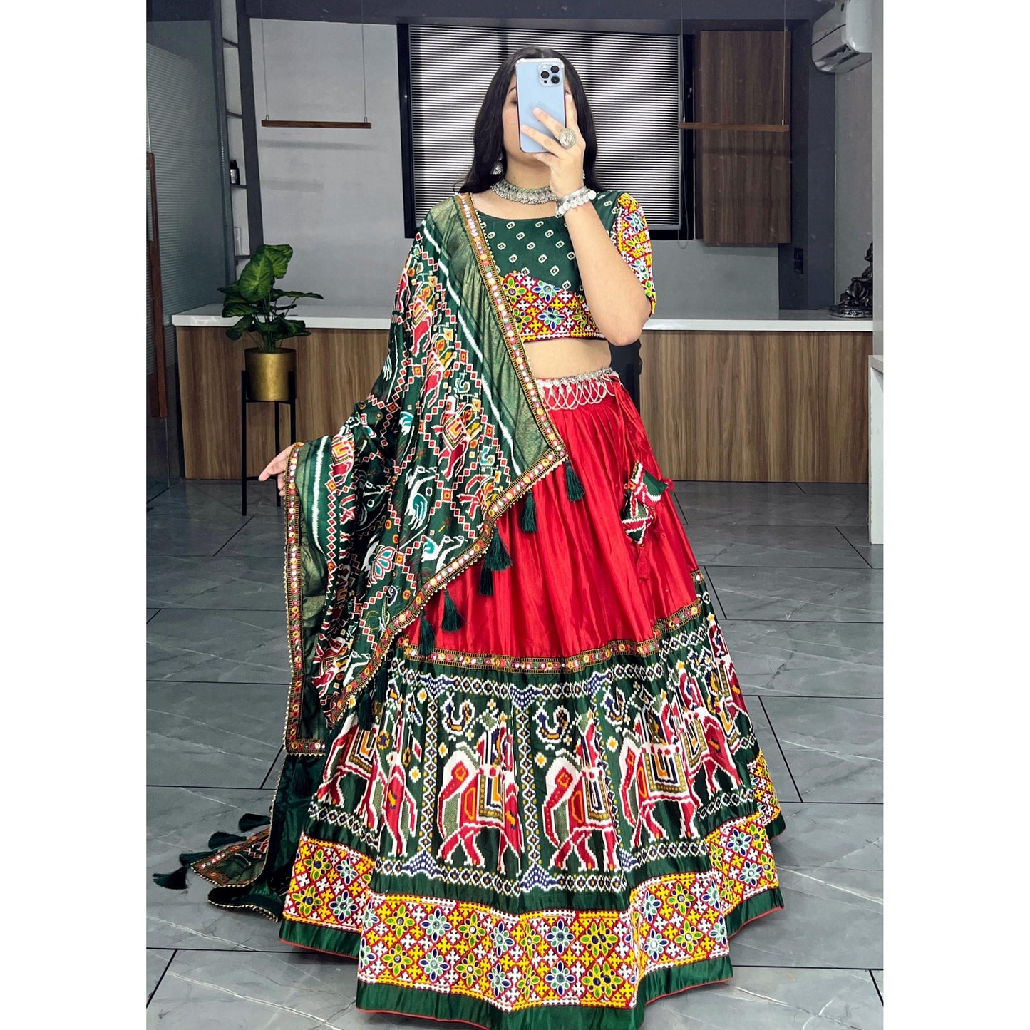 Patola Garba Lehenga Choli