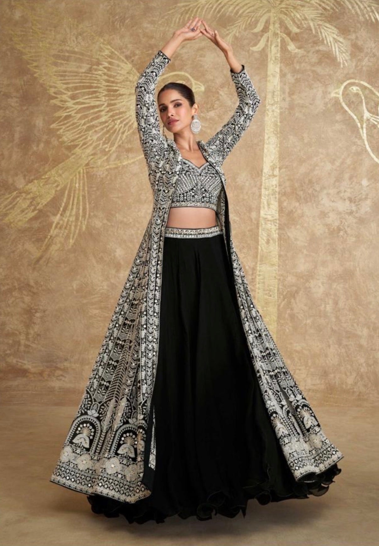 Georgette Embroidered 3 Piece Set : Pre Order Only
