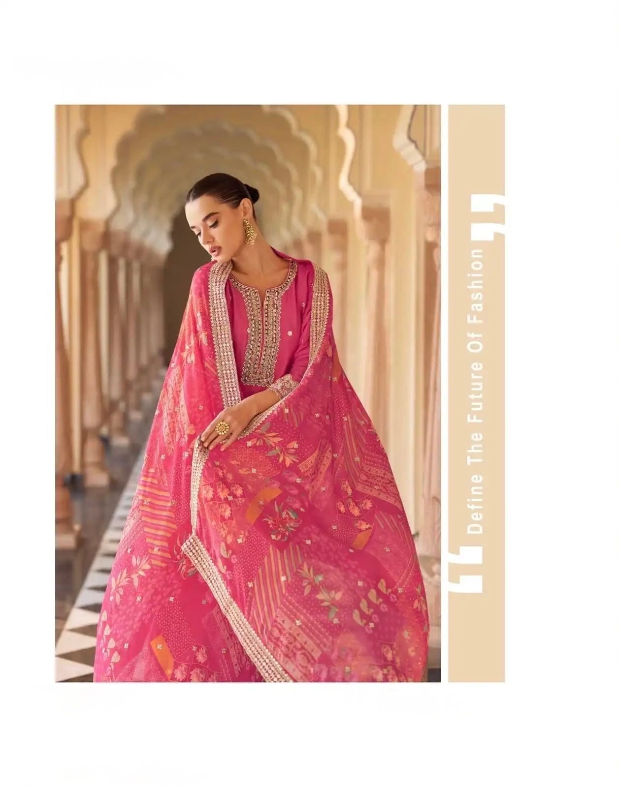 Premium Silk Embroidered Salwar Suit Set– Designer Sharara Set for Festive & Wedding Wear