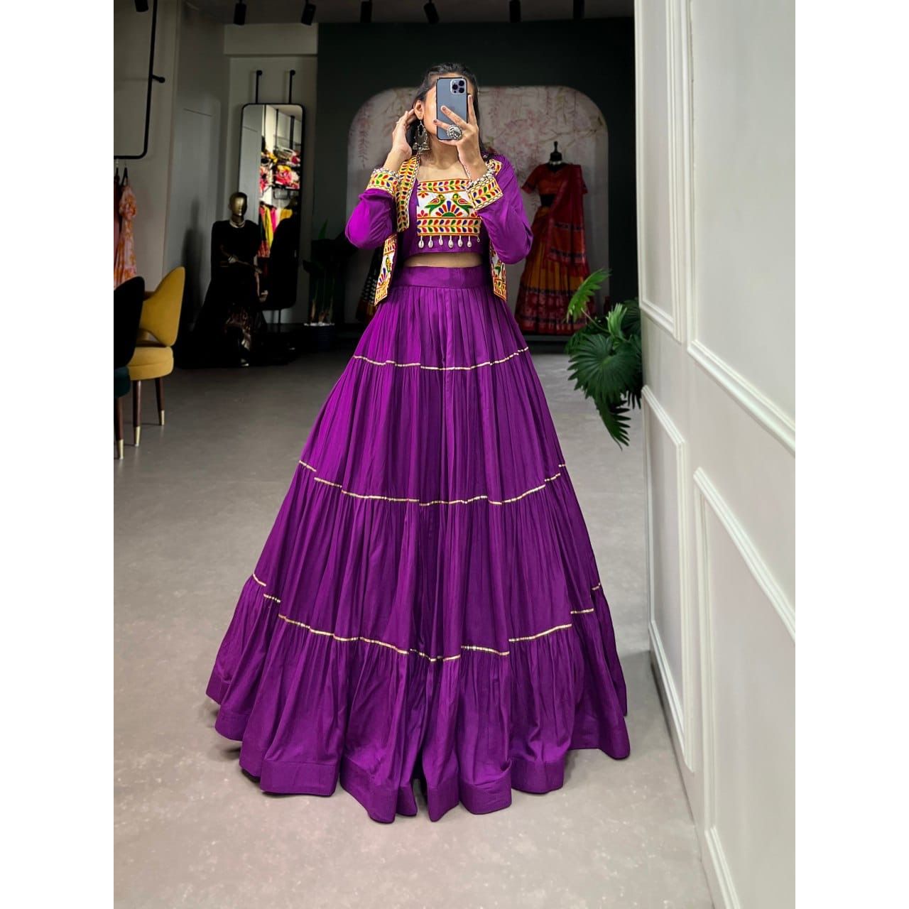 Lehenga Choli and Koti