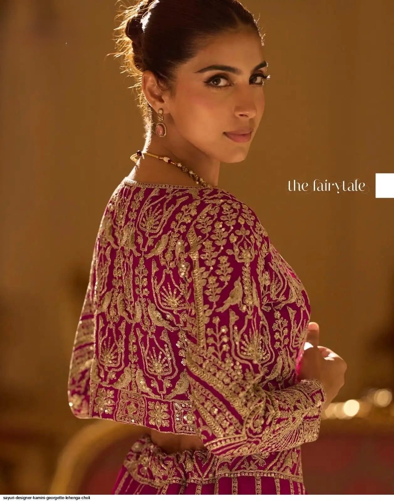 Designer Georgette Lehenga Set with Embroidered Shrug