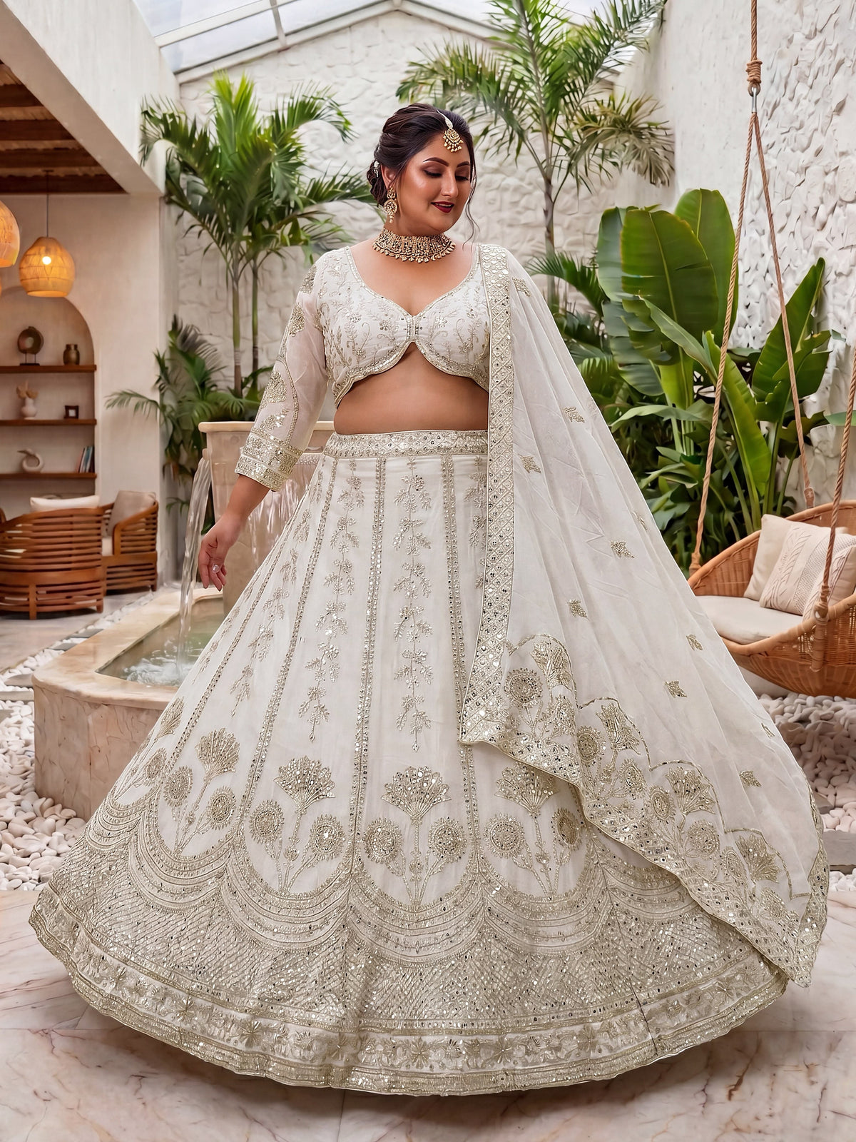 Designer Lehenga Choli (Plus sizes available)