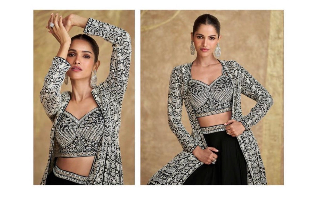 Georgette Embroidered 3 Piece Set : Pre Order Only