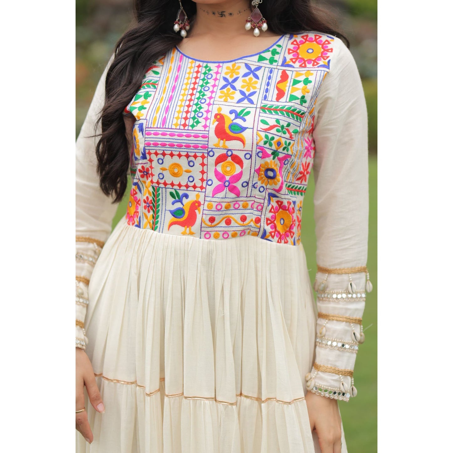 Navaratri Gown : White