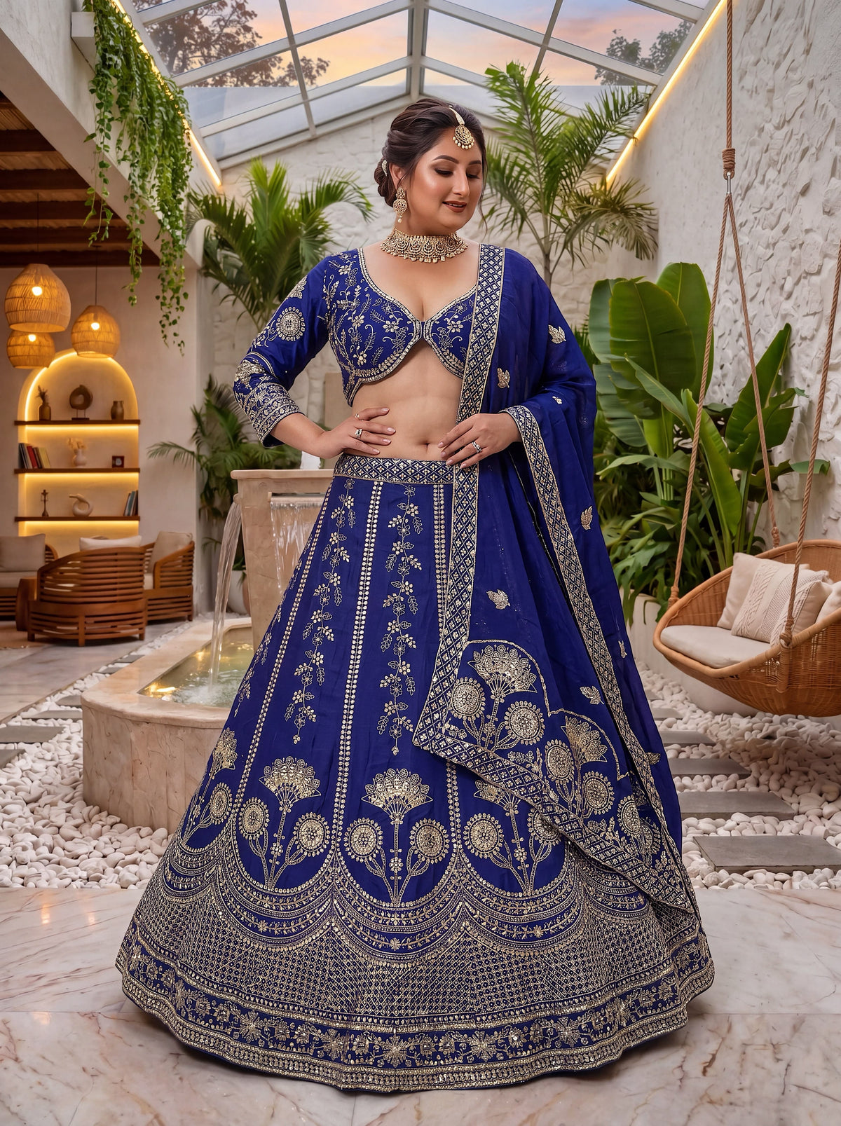 Designer Lehenga Choli (Plus sizes available)