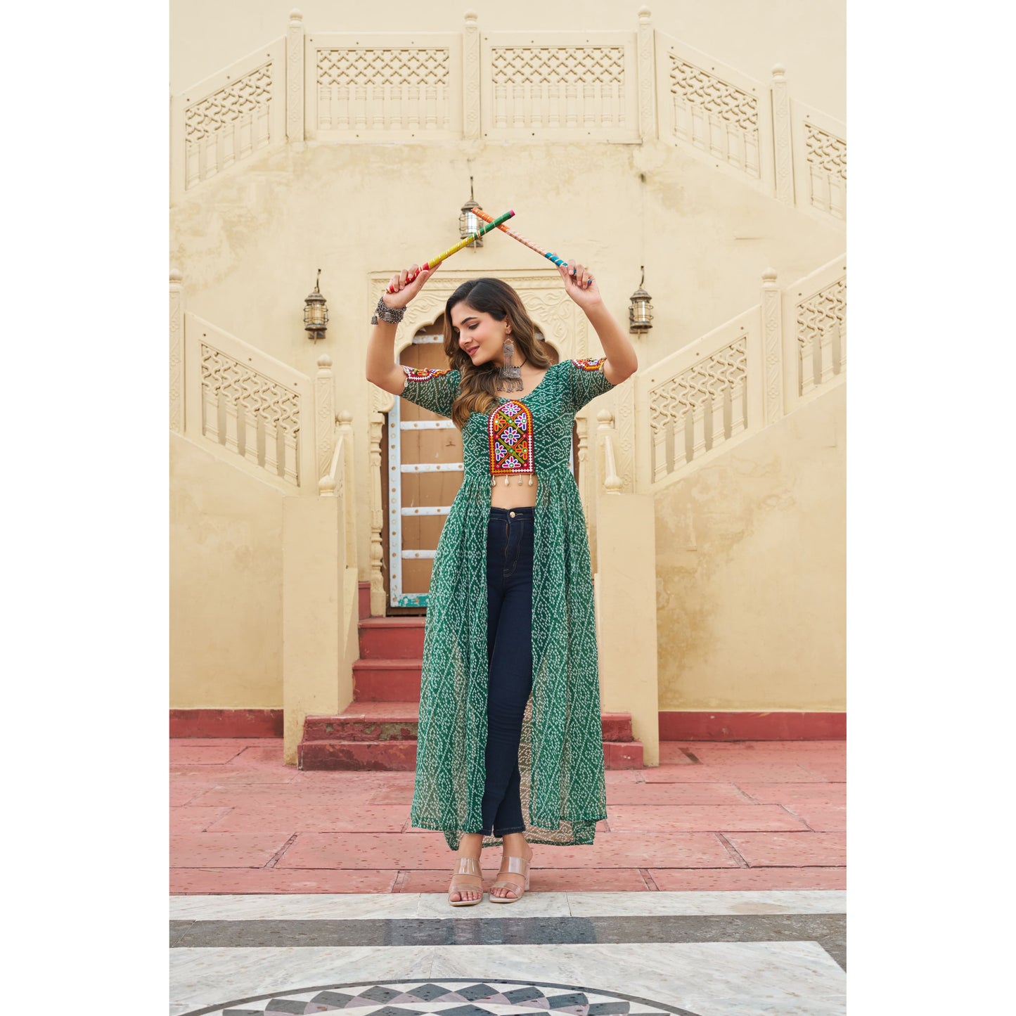 Front Open Long Kurti
