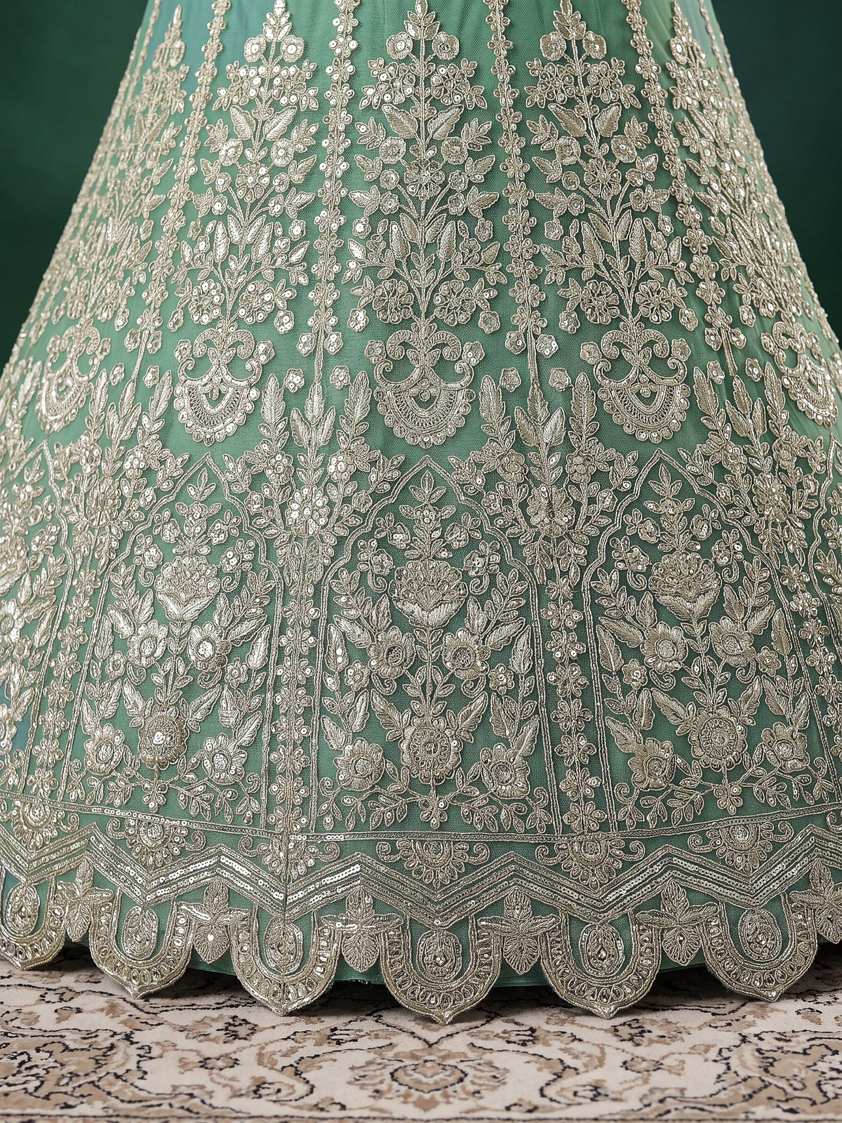 Regal Embroidered Lehenga Set – 6 Colors