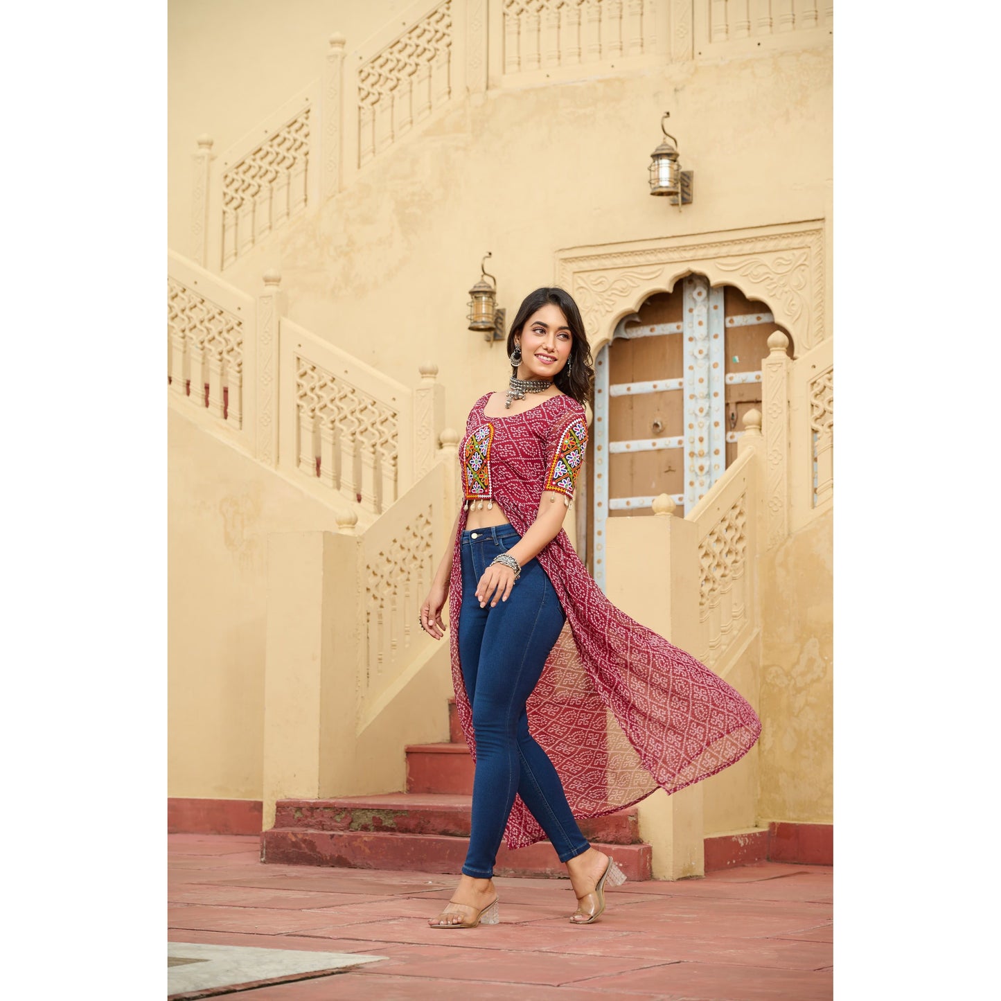 Front Open Long Kurti