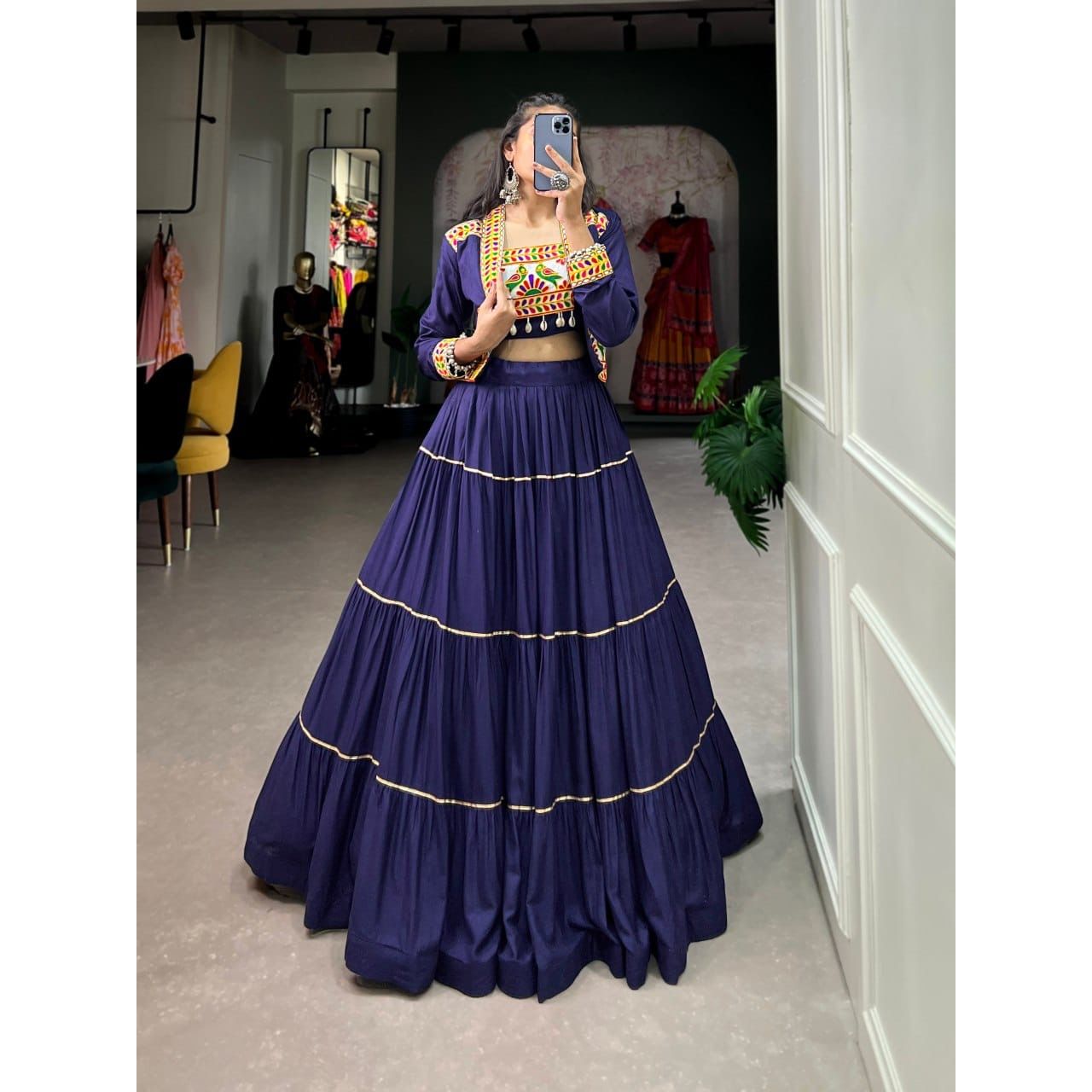 Lehenga Choli and Koti