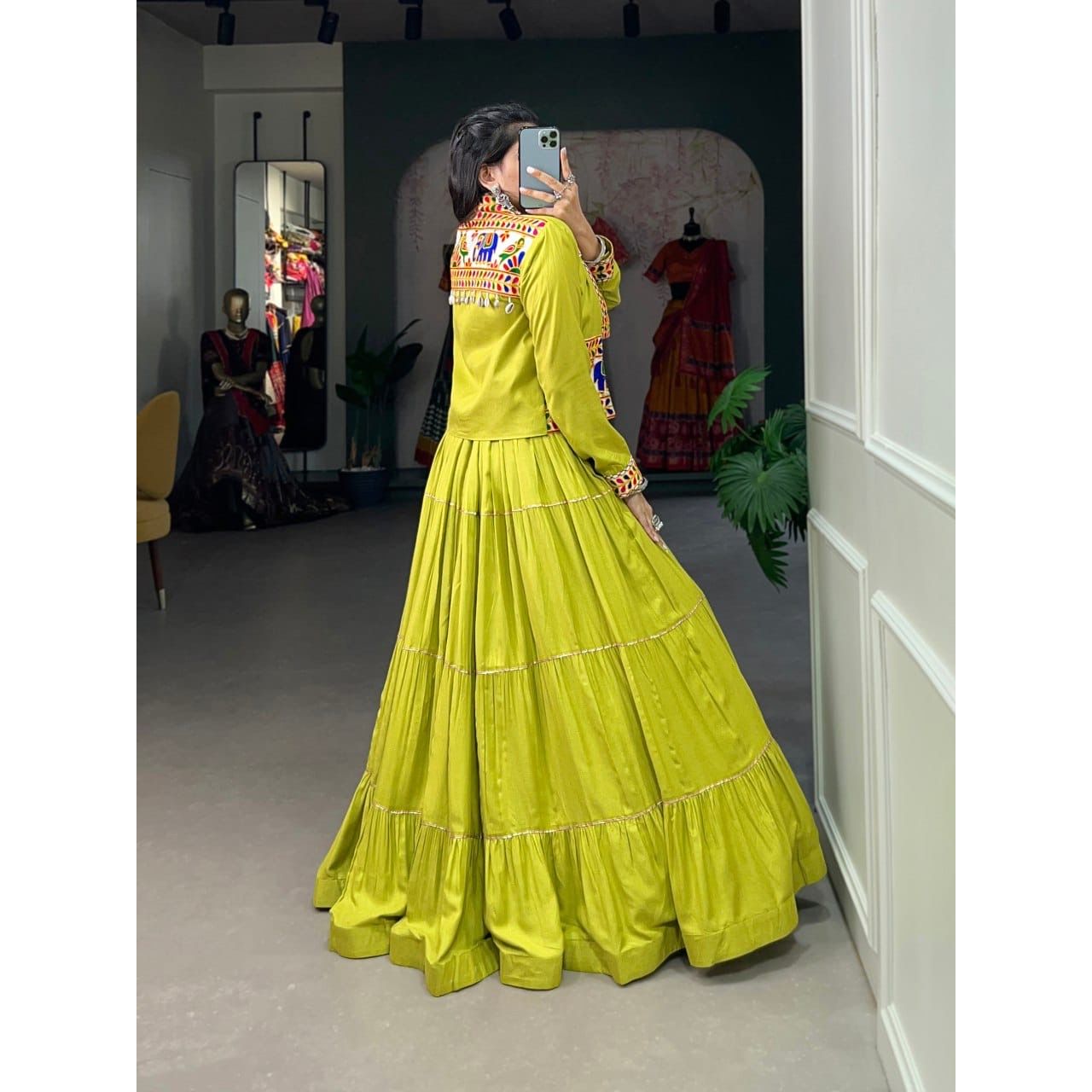 Lehenga Choli and Koti