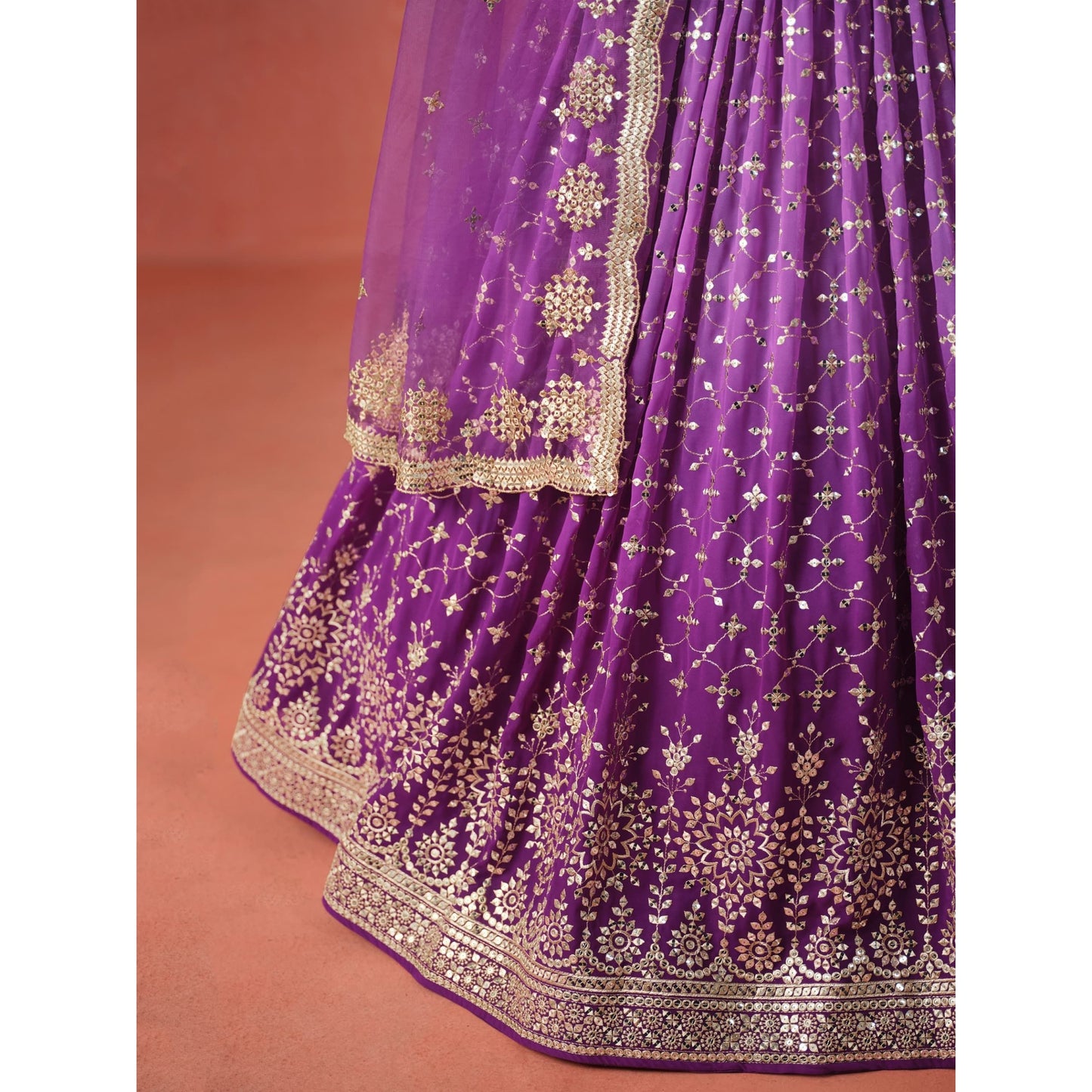 Purple Lehenga Choli (Pre order only )