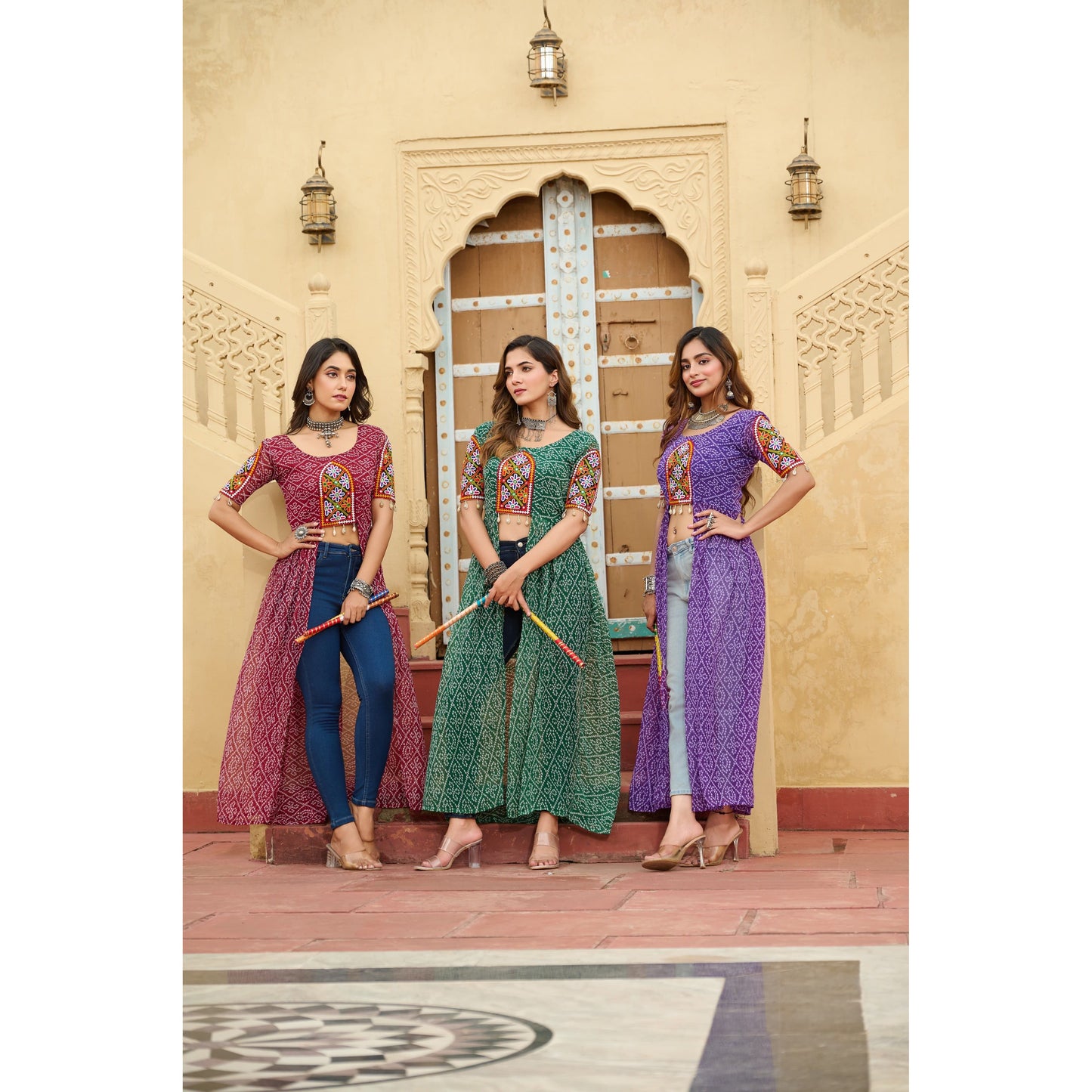 Front Open Long Kurti