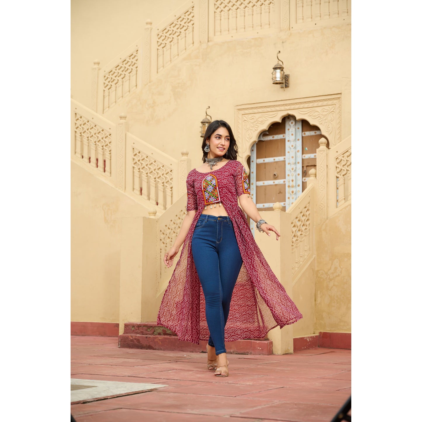 Front Open Long Kurti