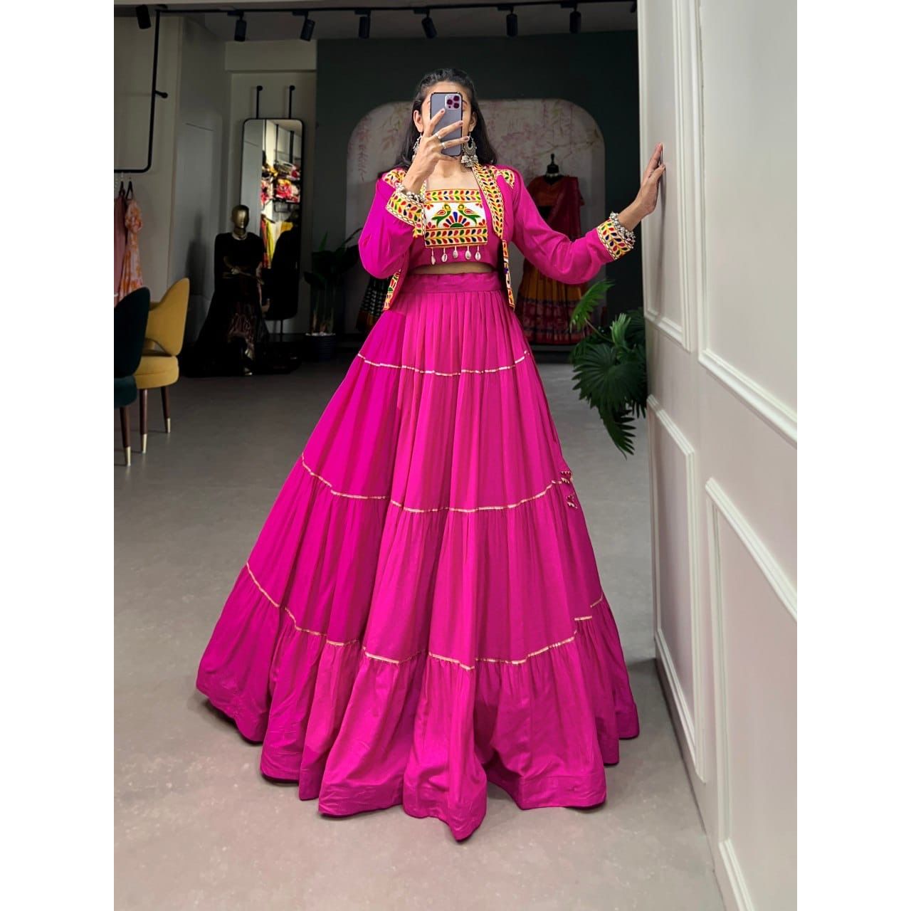 Lehenga Choli and Koti