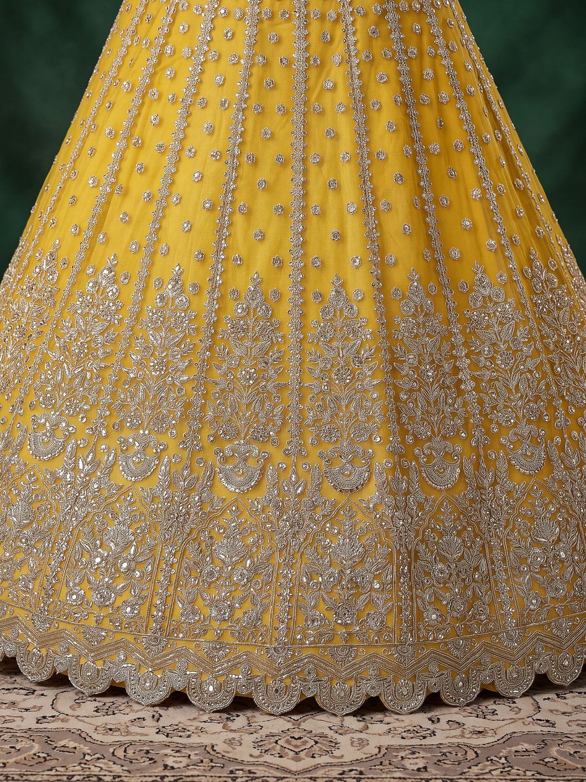 Regal Embroidered Lehenga Set – 6 Colors