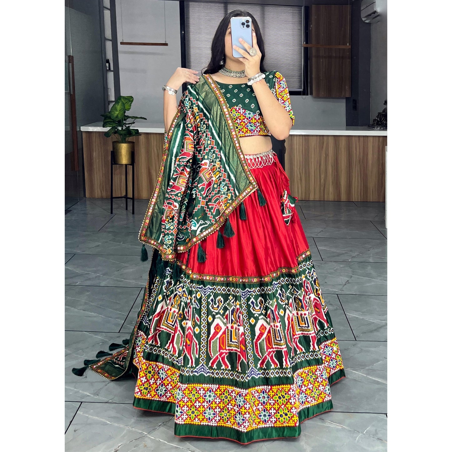 Patola Garba Lehenga Choli
