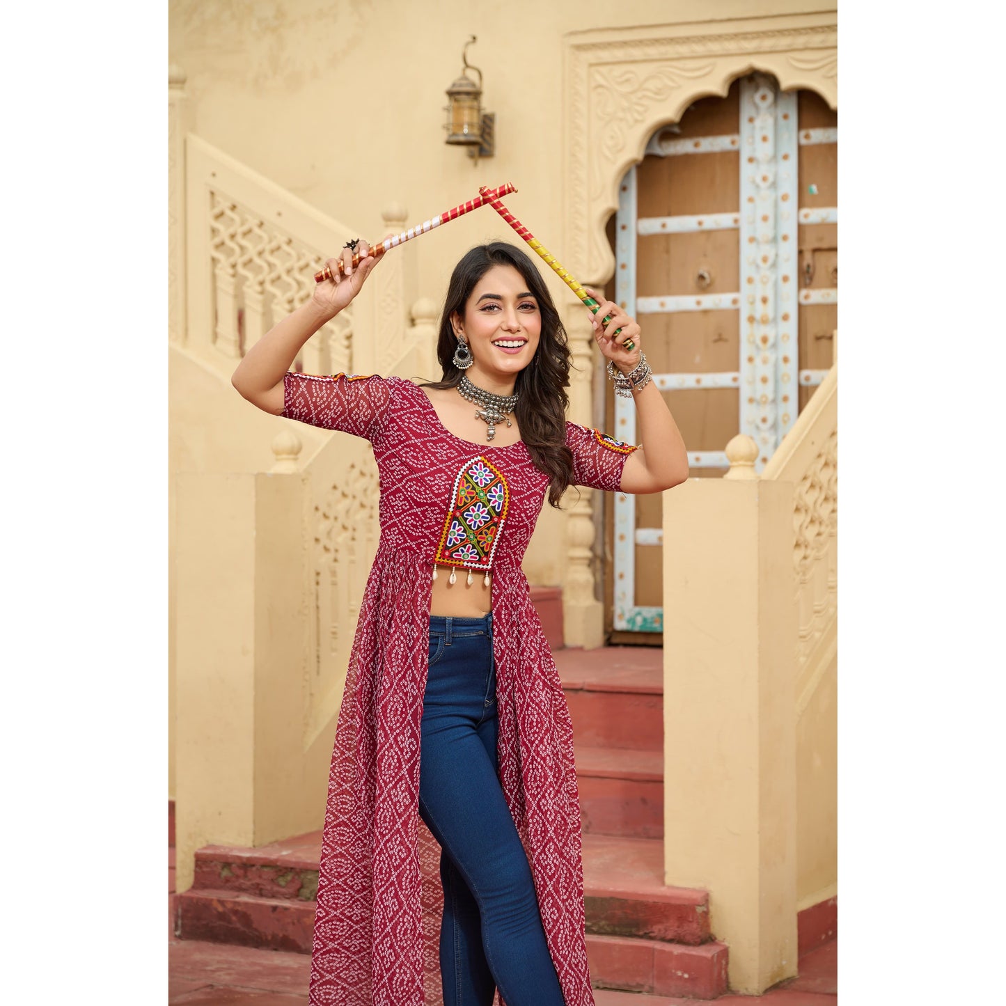 Front Open Long Kurti