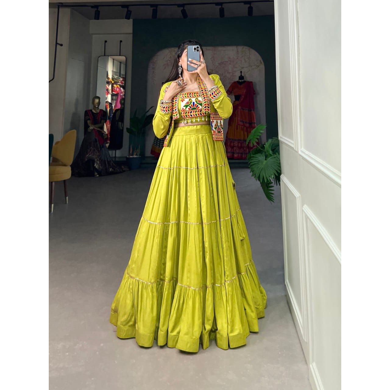 Lehenga Choli and Koti