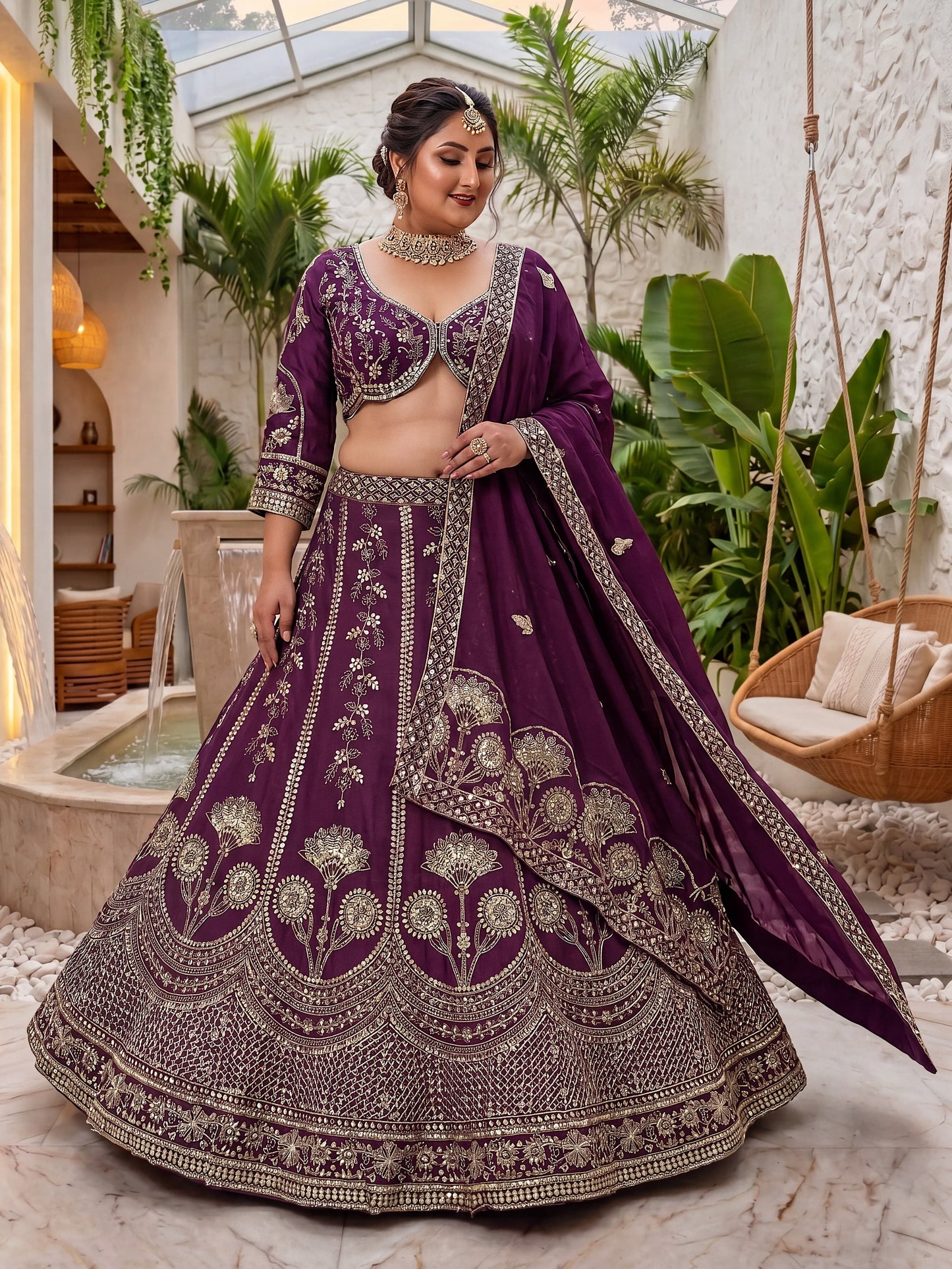 Designer Lehenga Choli (Plus sizes available)