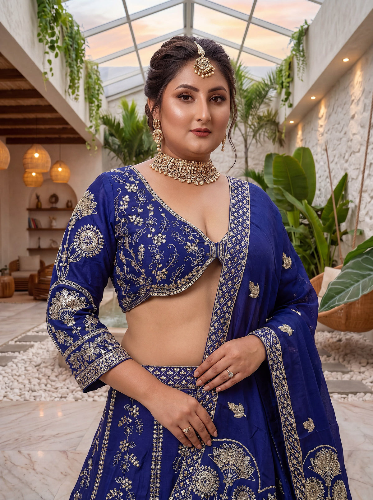 Designer Lehenga Choli (Plus sizes available)