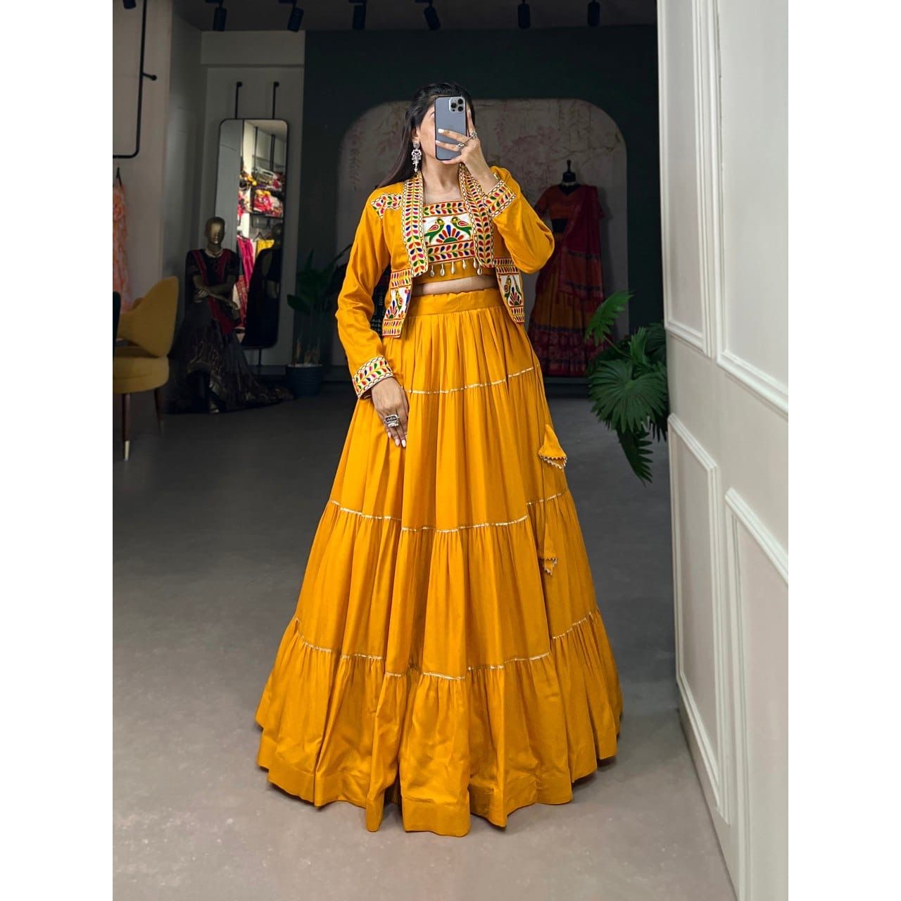 Lehenga Choli and Koti