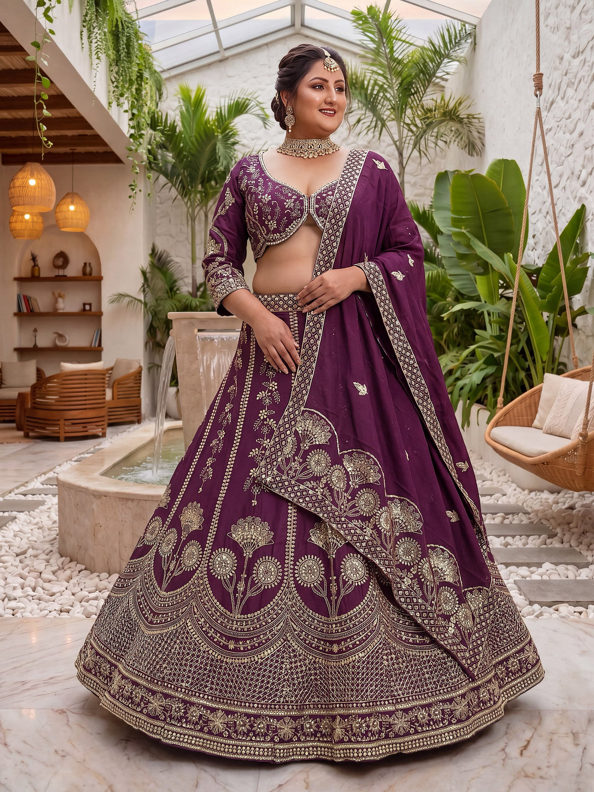 Designer Lehenga Choli (Plus sizes available)