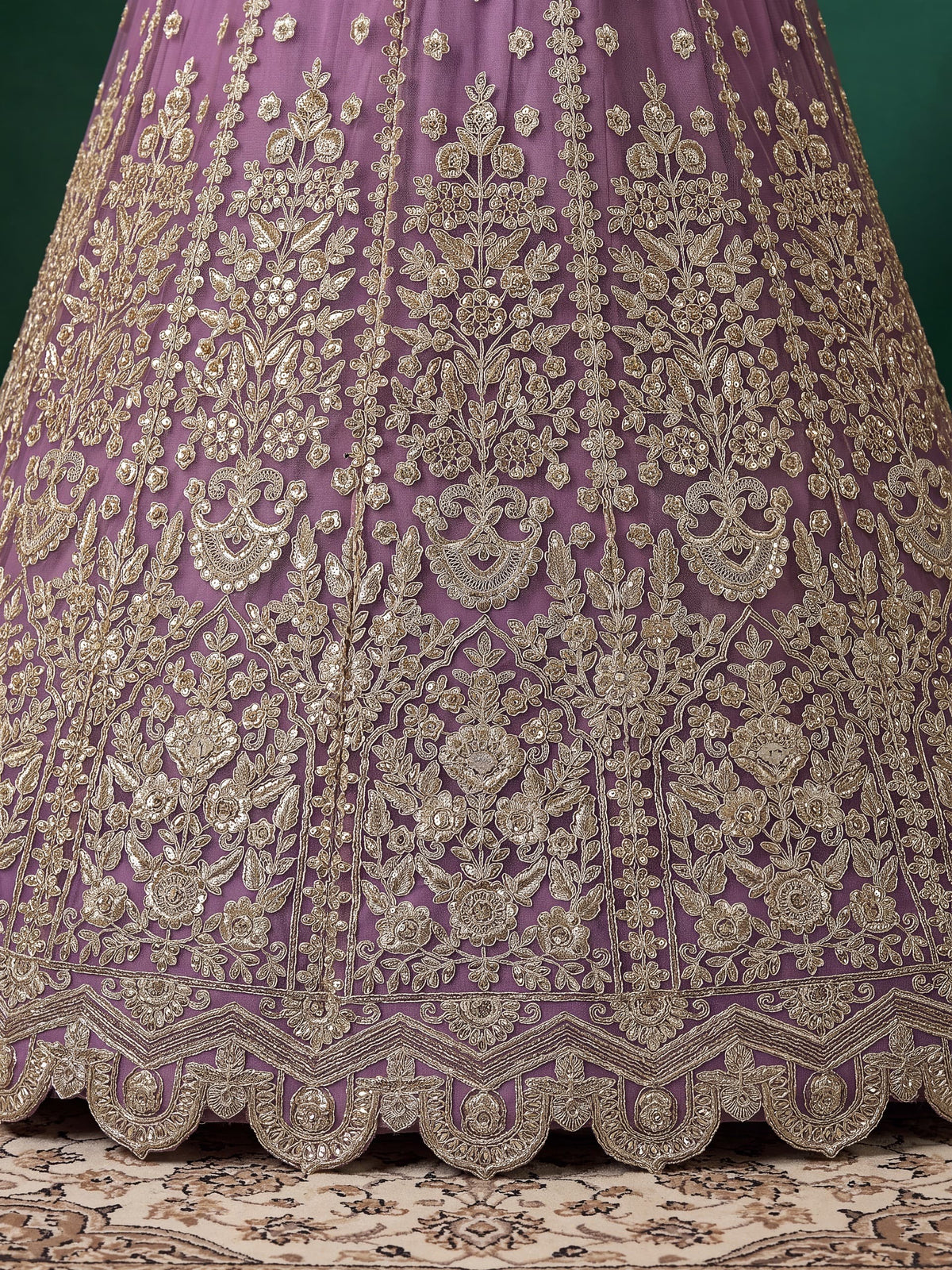 Regal Embroidered Lehenga Set – 6 Colors